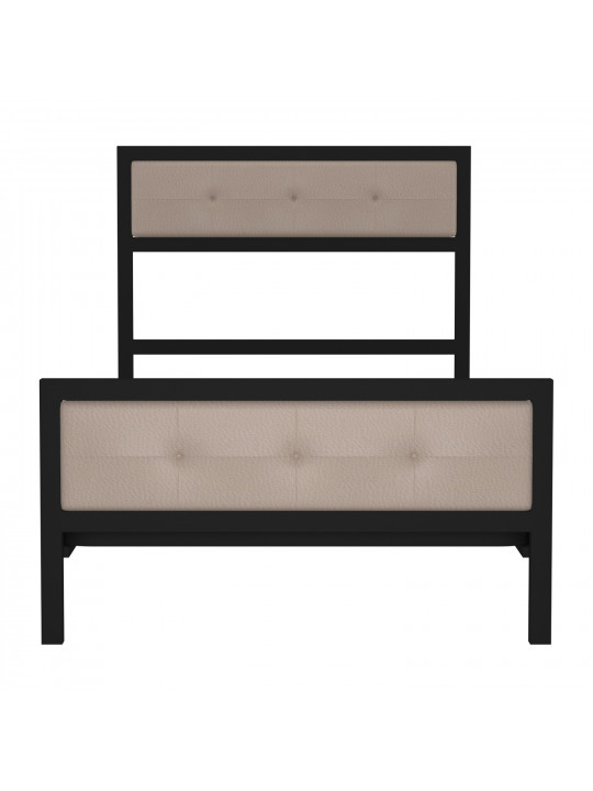 bed HOBEL WMX-B-101 90x200 BLACK/BEIGE (3)