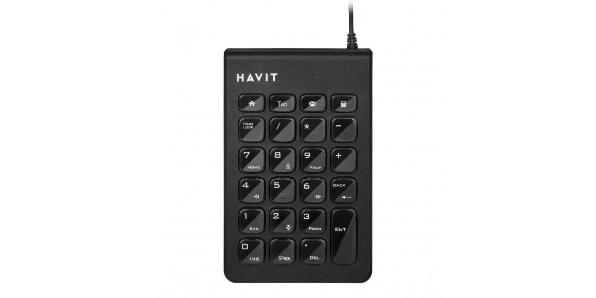 კლავიატურა HAVIT HV-KB223 GAMING NUMERIC (BK)