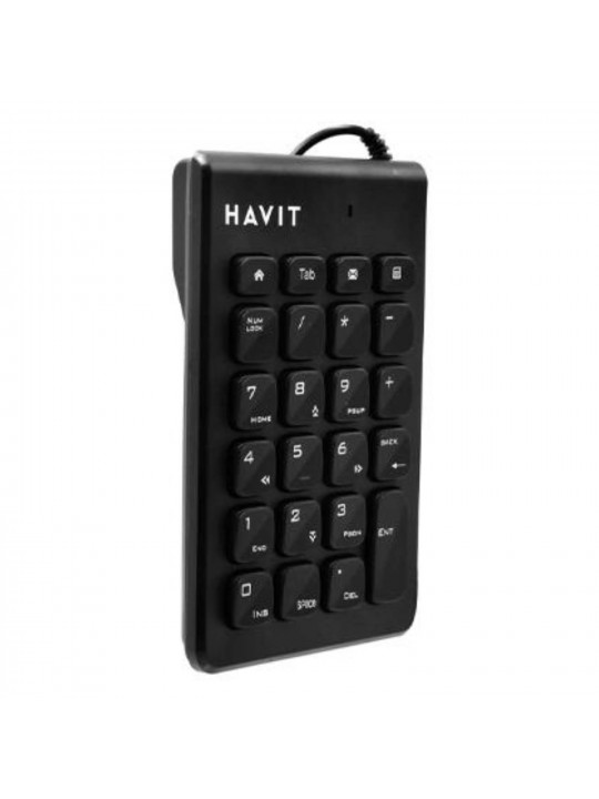 კლავიატურა HAVIT HV-KB223 GAMING NUMERIC (BK)