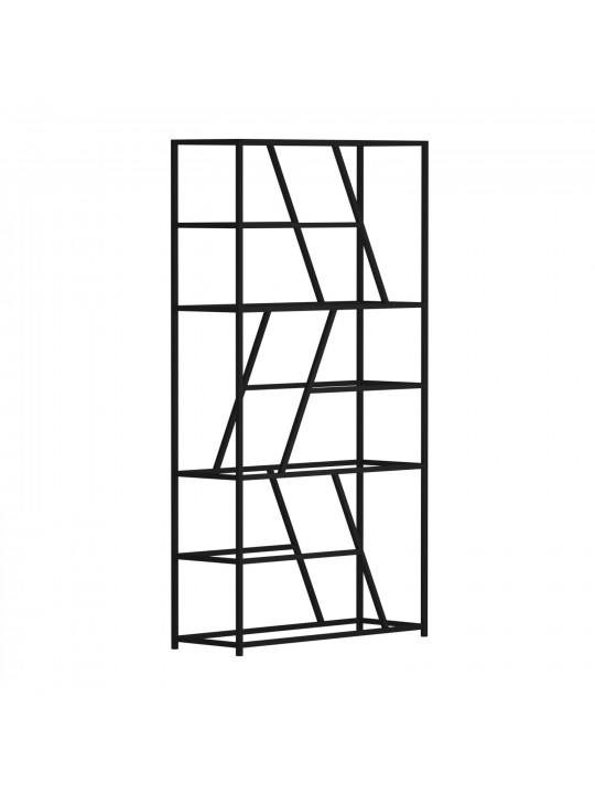 bookcase & shelving HOBEL LANFEN M-101 200x124x36 BLACK METAL -K003 (1)-G