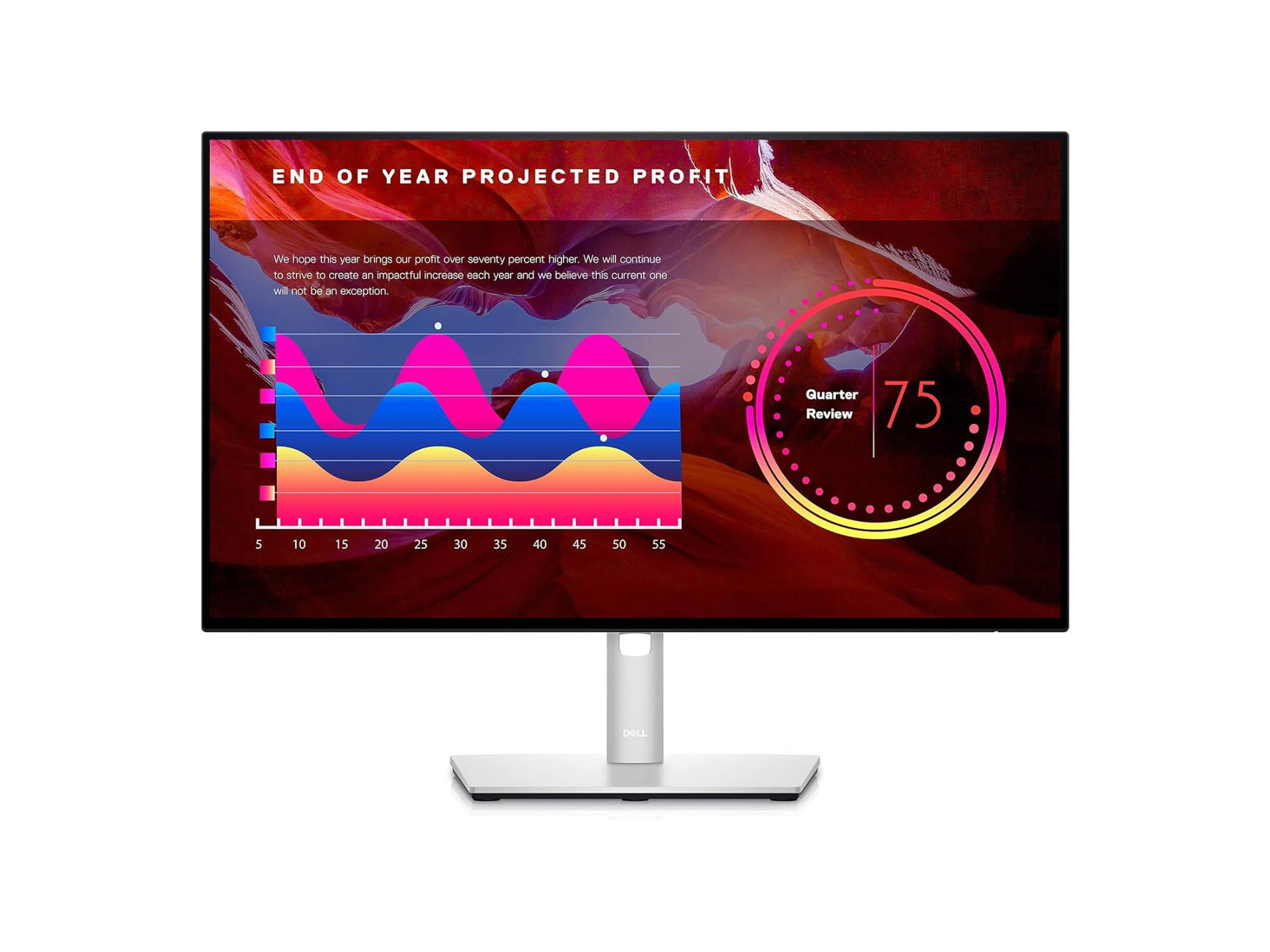 monitor DELL LCD 24 U2422H HDMI, DP, USB-C, AUDIO, IPS, PIVOT, 100%SRGB
