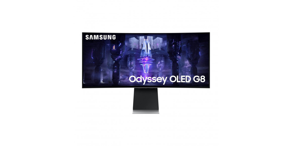 მონიტორი SAMSUNG ODYSSEY OLED G8 LS34BG850SIXCI 34 CURVED UHD 3840X2160 0.1MS 175HZ