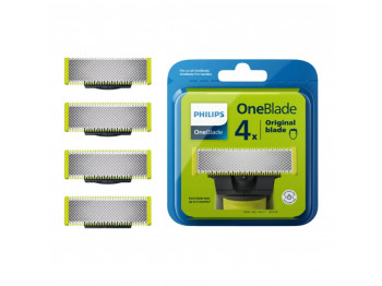 стрижка и триммер PHILIPS ONEBLADEC REPLACEMENT BLADE 4 PACK QP240/50 (SILVER)