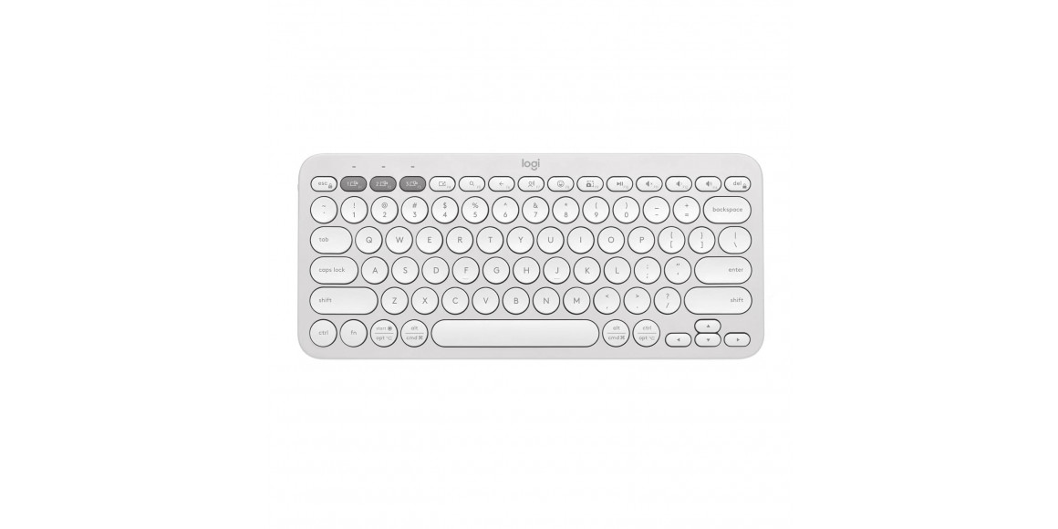 keyboard LOGITECH PEBBLE KEYS 2 K380S BLUETOOTH (WH)