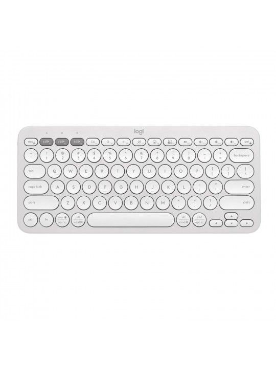 keyboard LOGITECH PEBBLE KEYS 2 K380S BLUETOOTH (WH)