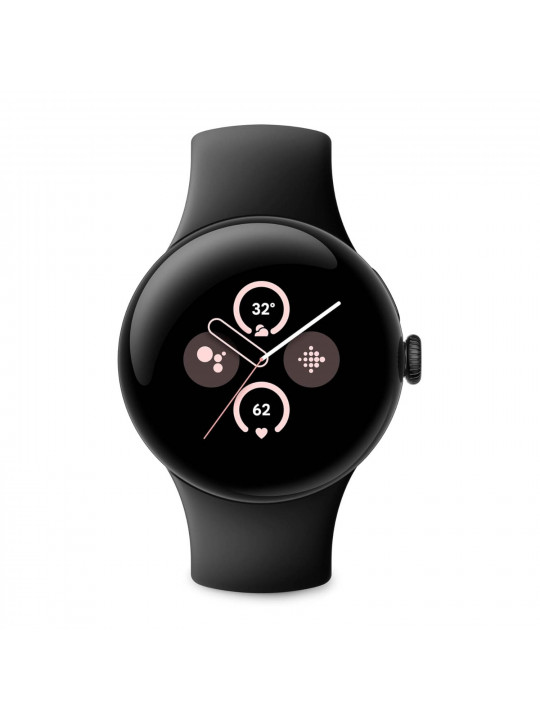 смарт-часы Google PIXEL WATCH 2 MATTE BLACK ALUMINIUM CASE WITH OBSIDIAN ACTIVE BAND (OBSIDIAN)