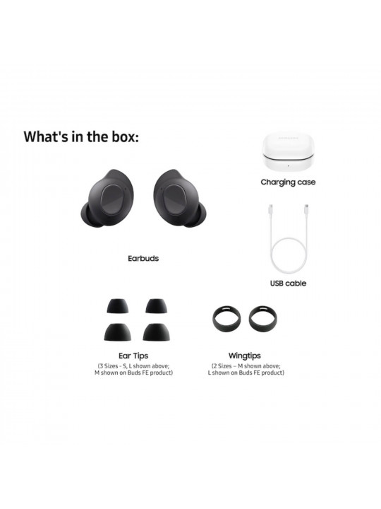 tws наушник SAMSUNG SM-R400 GALAXY BUDS FE (GRAPHITE)