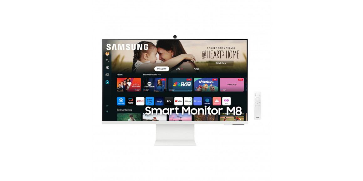 monitor SAMSUNG SMART M8 LS32CM801UIXCI 32 UHD 3840 X 2160 VA 4MS 60HZ WHITE SMART