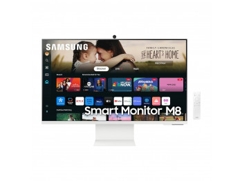 მონიტორი SAMSUNG SMART M8 LS32CM801UIXCI 32 UHD 3840 X 2160 VA 4MS 60HZ WHITE SMART