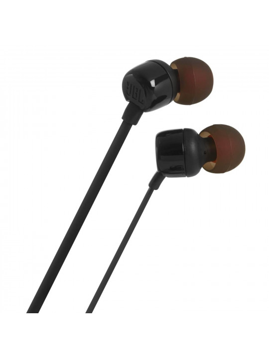 ყურსასმენები JBL T110 EARPHONE IN EAR (BK)