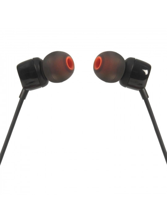 наушник JBL T110 EARPHONE IN EAR (BK)