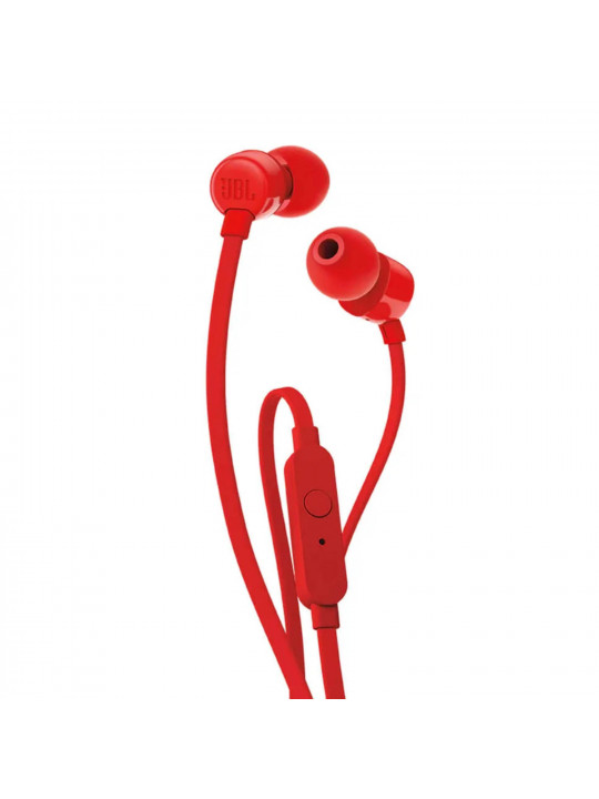 ყურსასმენები JBL T110 EARPHONE IN EAR (RD)