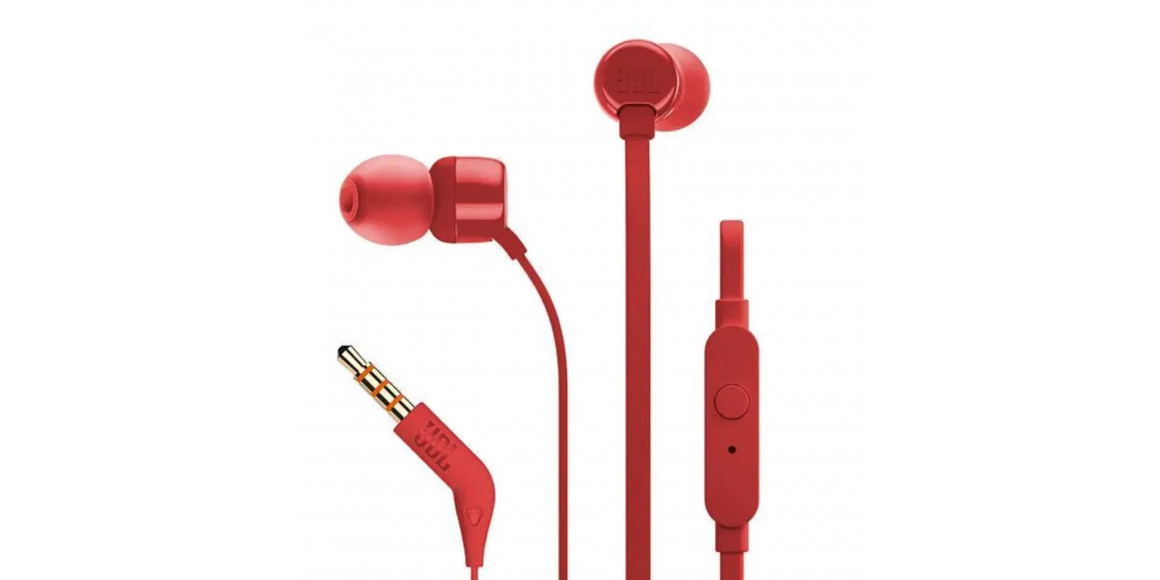 headphone JBL T110 EARPHONE IN EAR (RD)