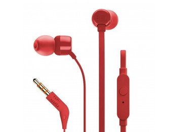 ყურსასმენები JBL T110 EARPHONE IN EAR (RD)