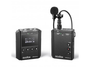 microphone GODOX UHF WIRELESS MICROPHONE SYSTEM WMICS2 KIT 1 (BK)