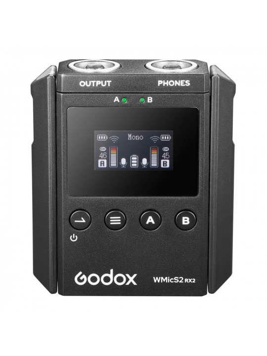 микрофоны GODOX UHF WIRELESS MICROPHONE SYSTEM WMICS2 KIT 1 (BK)