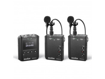 микрофоны GODOX UHF WIRELESS MICROPHONE SYSTEM WMICS2 KIT 2 (BK)