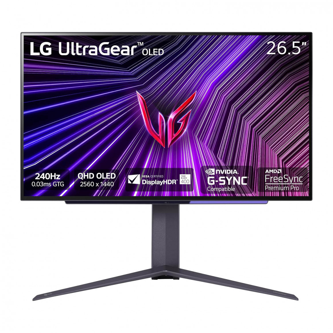 მონიტორი LG ULTRAGEAR 27GS95QE-B.AMA 27 OLED QHD DISPLAY WITH 240HZ 2560 X 1440