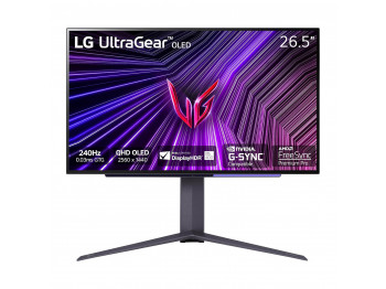 მონიტორი LG ULTRAGEAR 27GS95QE-B.AMA 27 OLED QHD DISPLAY WITH 240HZ 2560 X 1440