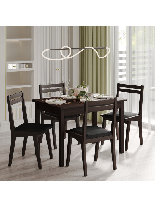 dining table VEGA 03A 80X120 KITCHEN BROWN PIGNENT (1)