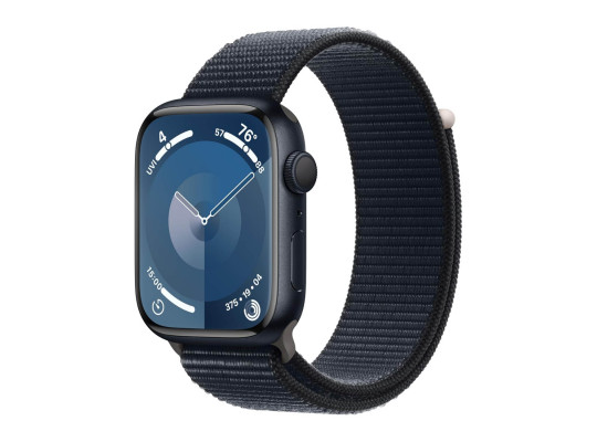 სმარტ საათი APPLE WATCH SERIES 9 GPS 41MM MIDNIGHT ALUMINUM CASE WITH MIDNIGHT SPORT LOOP MR8Y3 (MIDNIGHT)