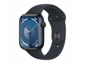 смарт-часы APPLE WATCH SERIES 9 GPS 45MM MIDNIGHT ALUMINUM CASE WITH MIDNIGHT SPORT BAND MR993 S/M (MIDNIGHT)