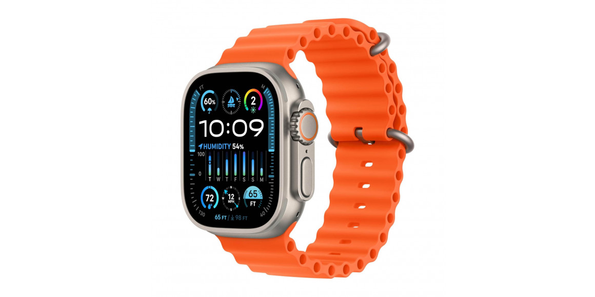 smart watch APPLE WATCH ULTRA 2 49MM TITANIUM ORANGE OCEAN BAND MREH3 (OR)