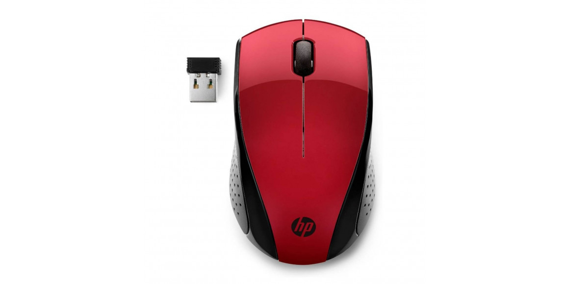 mouse HP WIRELESS 220 7KX10AA (RD)