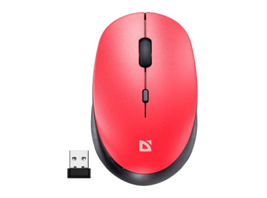 mouse DEFENDER WIRELESS MB-027 (RD)