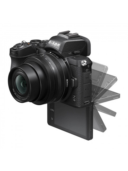 цифровая фотокамера NIKON Z50 MIRRORLESS WITH 16-50MM LENS (BK)