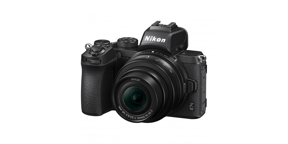 digital photo camera NIKON Z50 MIRRORLESS WITH 16-50MM LENS (BK)