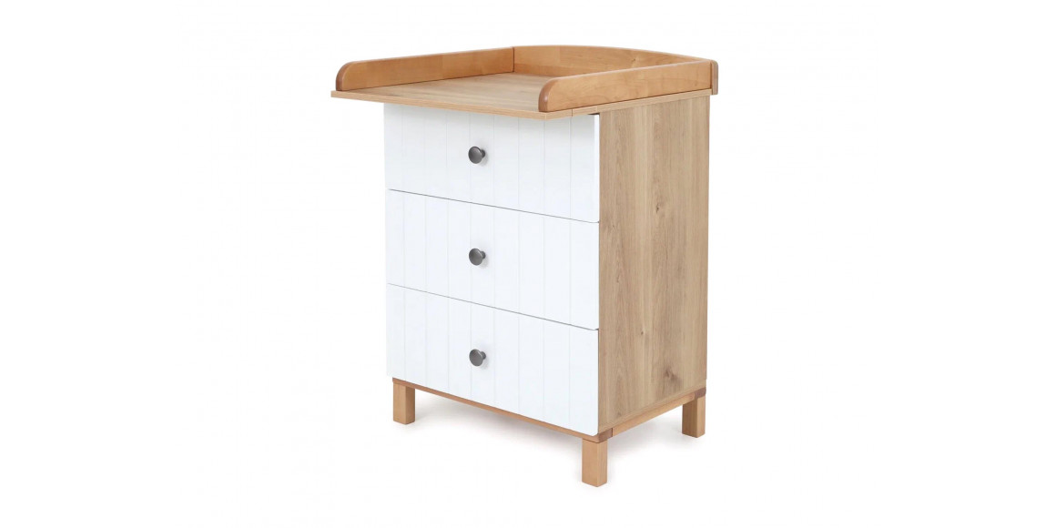 chest of drawer RANT TRADE BAMBOO 64см 3 ящ. CLOUD WHITE