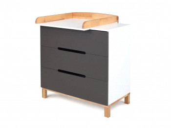 chest of drawer RANT TRADE INDY 84см 3 ящ. MOON GREY