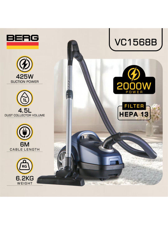 მტვერსასრუტი BERG VC1568B