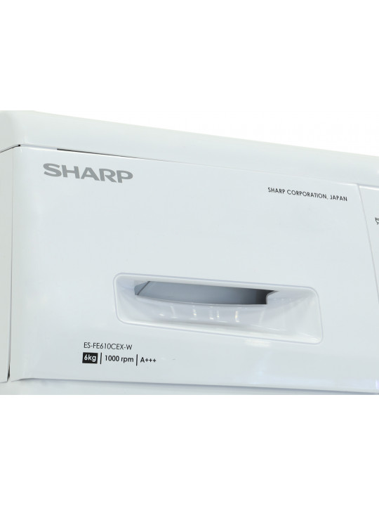 стиральная машина SHARP ES-FE610CEX-W