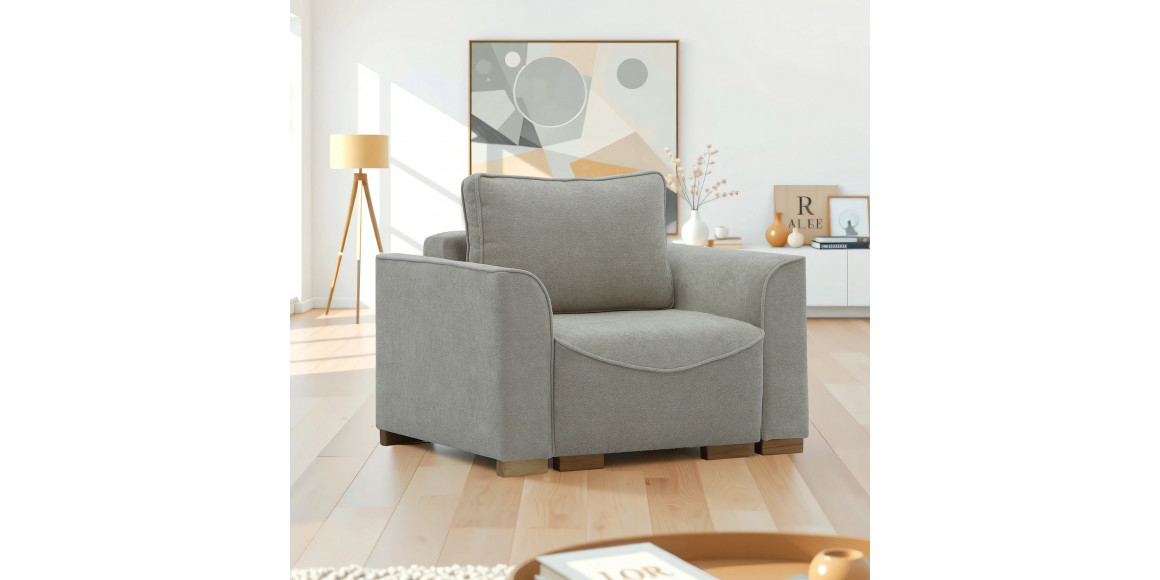 დივანი HOBEL BELONA LUXE 1 CREAM BONCUK 4/ BROWN SHO 599-2 (3)
