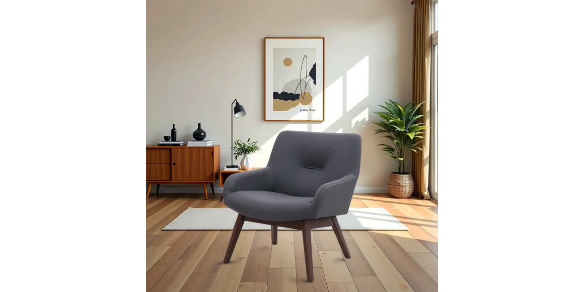 armchair IVORIE IVC-1191 WALNUT AEROS 5