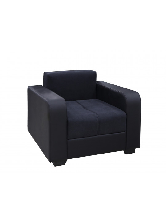 armchair HOBEL KATRIN 1 BLACK 4503/ BLACK SCANDI 23 (1)