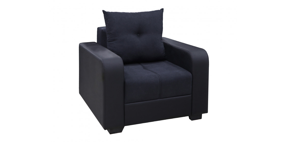 armchair HOBEL KATRIN 1 BLACK 4503/ BLACK SCANDI 23 (1)