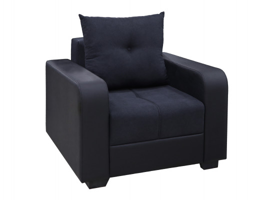 armchair HOBEL KATRIN 1 BLACK 4503/ BLACK SCANDI 23 (1)