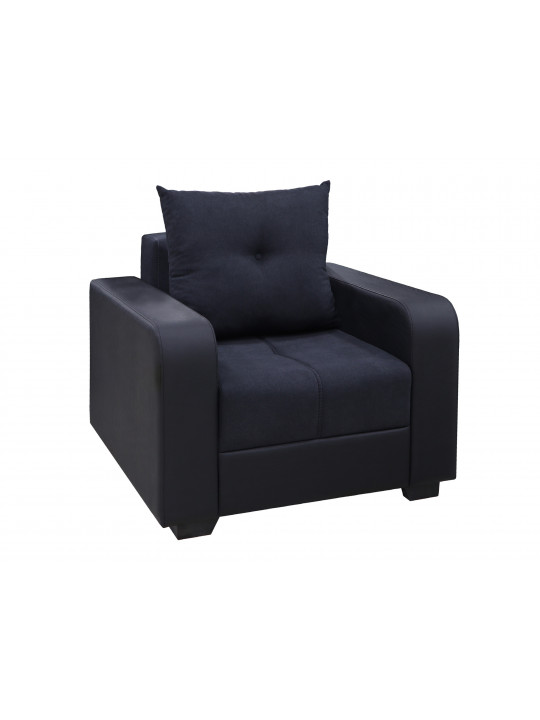 armchair HOBEL KATRIN 1 BLACK 4503/ BLACK SCANDI 23 (1)