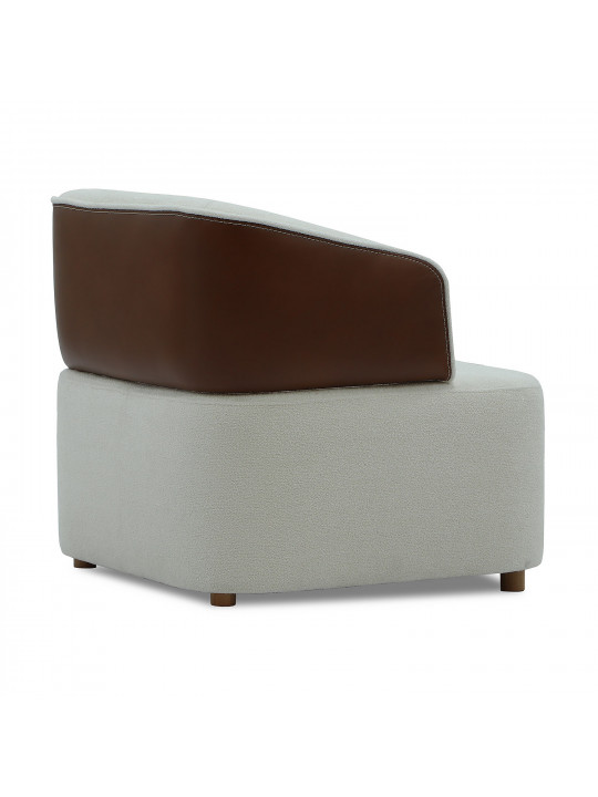 armchair HOBEL MANHATTAN HONEY PHANTOM 6 /WHITE BONCUK 2 (1)