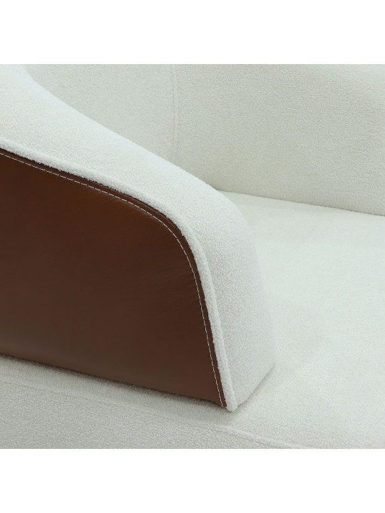 armchair HOBEL MANHATTAN HONEY PHANTOM 6 /WHITE BONCUK 2 (1)