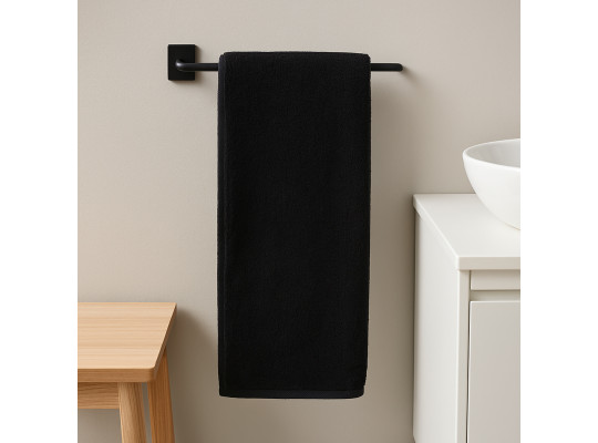 bathroom towel RESTFUL BLACK 450GSM 100X150