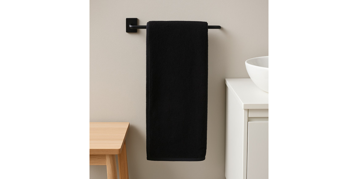 банное полотенце RESTFUL BLACK 450GSM 70X140