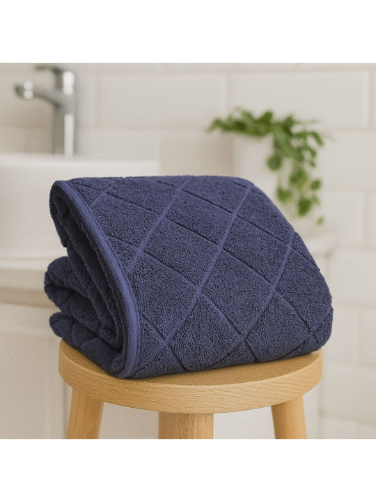 bathroom towel RESTFUL BLUE PRINT 600GSM 70X140