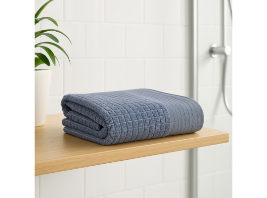 bathroom towel RESTFUL DUSTY BLUE 500GSM 100X150