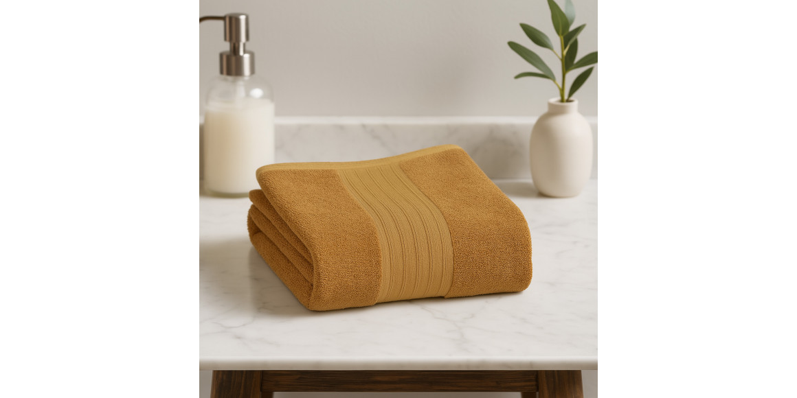 bathroom towel RESTFUL INGA GOLD 450GSM 100X150 GLENVER