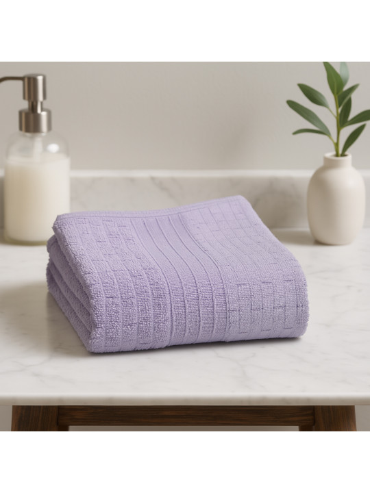 bathroom towel RESTFUL LAVANDER FROST 500GSM 100X150