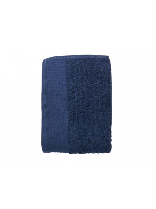 bathroom towel RESTFUL NAVY BLUE PEONY 500GSM 70X140